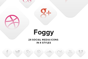 Foggy - social media icons, an Icon by Ilya Pavlov (Thumbnail 1 of 2)