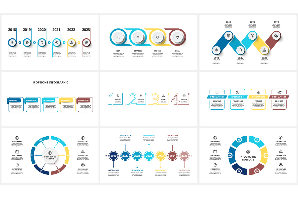 Mix Presentation Canva Template preview 3
