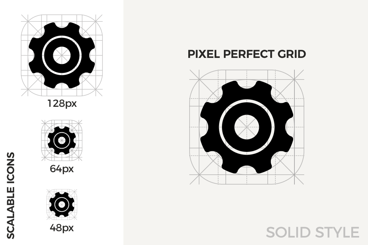 100 Essential Icons - Solid Style, a Solid Icon by Designerbundle (Photo 2 of 3)