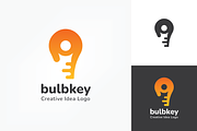 Bulb Key Idea Logo, a Branding & Logo Template by mumair (Thumbnail 1 of 3)