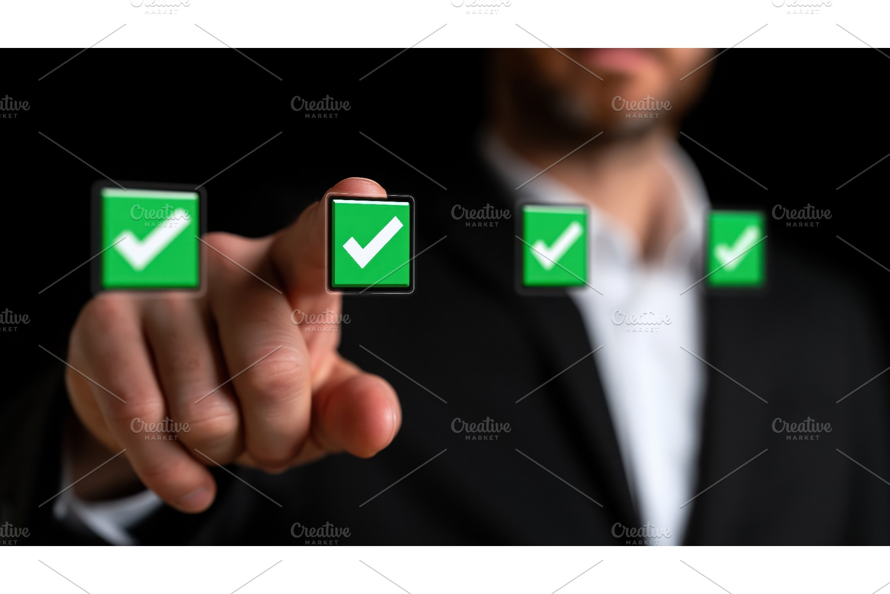 Businessman in black suit, a Business Photo by Lermont51