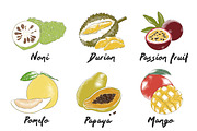 Set of 44 organic food sketches, a Food Illustration by Akimo Mia (Thumbnail 3 of 9)