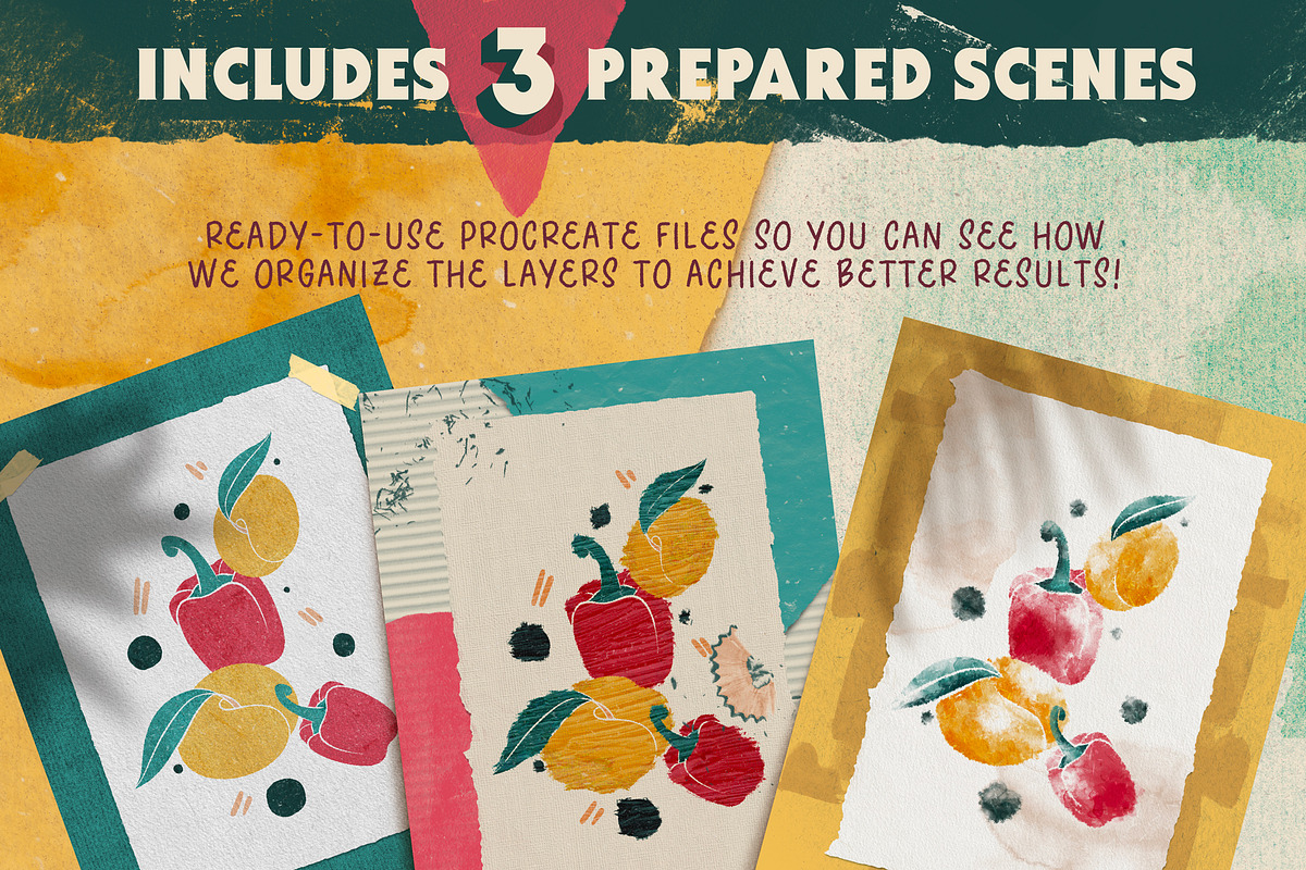 Ultimate Procreate Background Set, a Brush Add-On by Shoutbam (Photo 10 of 37)