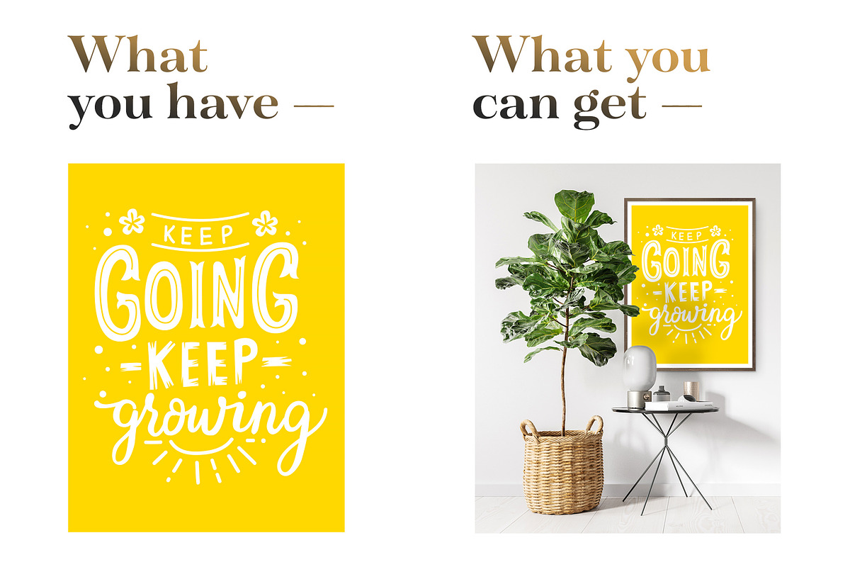 375+ Mockups ‒ Scandinavian Framing, a Print Template by Frisk Shop (Photo 20 of 27)