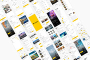 Travel Guide & Tourism App, an UI Kit Template by flr.24 (Thumbnail 2 of 2)
