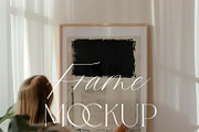 10 Frame Mockup with person 3, a Merchandise Mockup by ArtwithFrame (Thumbnail 8 of 14)