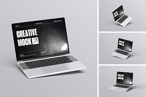 Laptop Mockup, a Wearable Device Mockup by Afif_studio