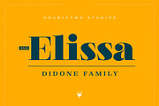 XXII Elissa, a Serif Font by Doubletwo Studios (Thumbnail 1 of 25)