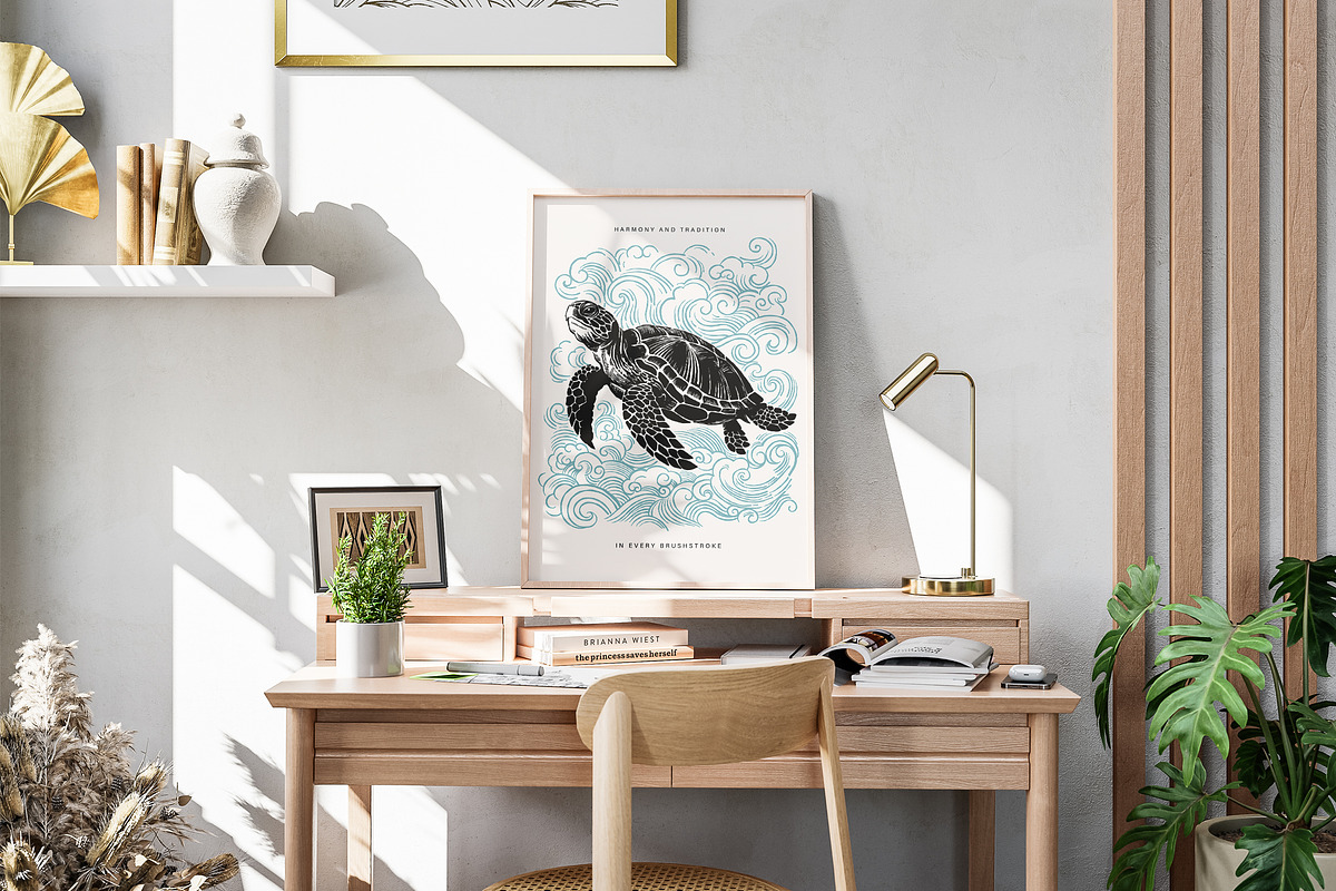 Japanese Collection Posters&Patterns, an Animal Illustration by helenreveur (Photo 5 of 12)