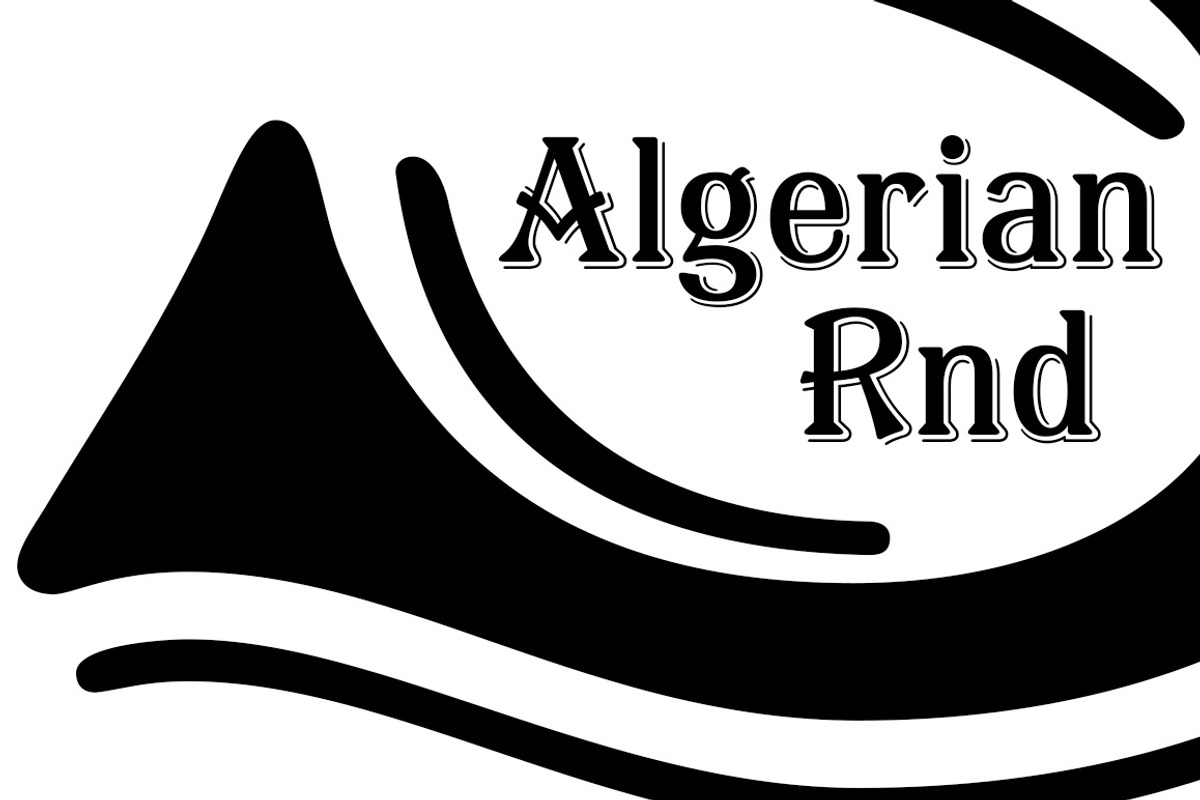 Algerian Rounded, a Font by FontMesa (Photo 1 of 6)