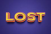 Gone Text Effect, a Layer Style Add-On by dokudokunomi (Thumbnail 2 of 4)