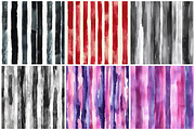 Watercolor Stripe Seamless Patterns, a Pattern Graphic by CitraGraphics (Thumbnail 5 of 7)