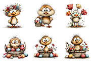 Watercolor Easter Animals clipart, an Illustration by CreationArt (Thumbnail 4 of 6)