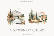 Mountains In Autumn, a Seasonal Illustration by PeDe Designs (Thumbnail 6 of 6)