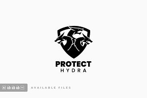 Hydra Silhouette Logo, a Branding & Logo Template by ivan_artnivora