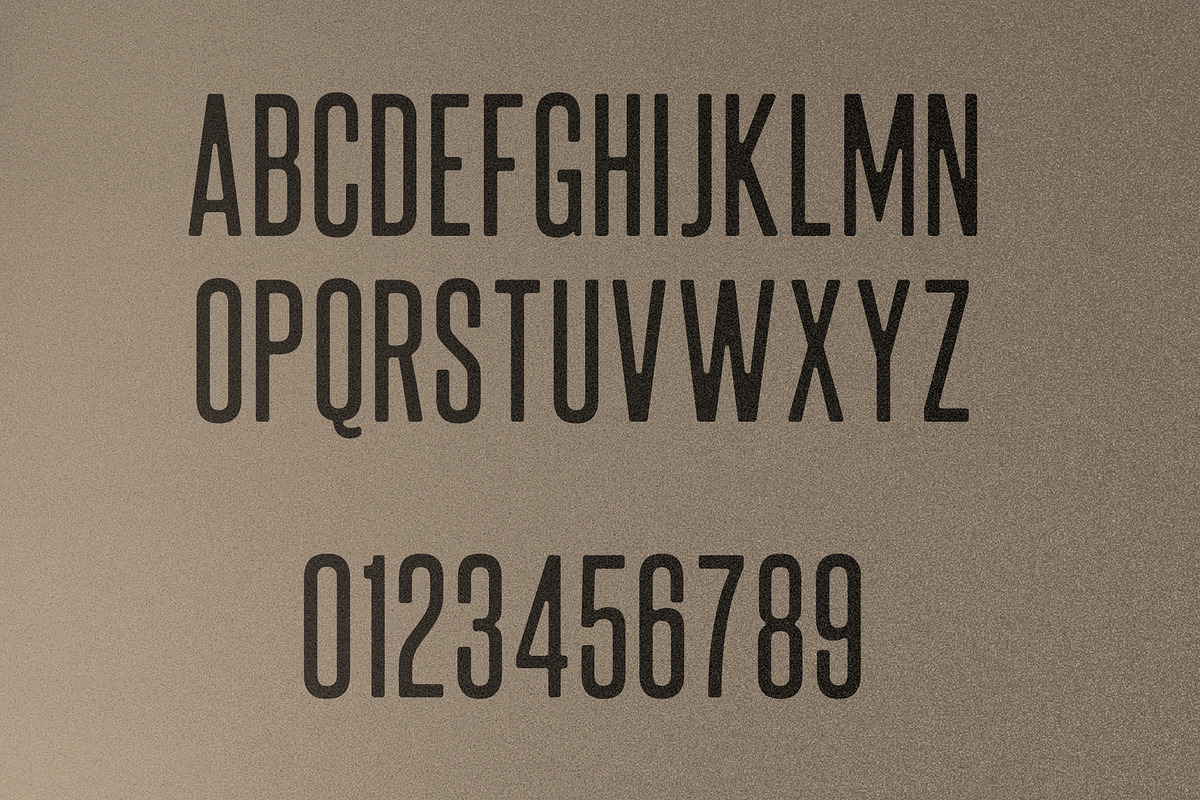 Ranahan – Vintage Sans Serif Font, a Sans Serif Font by Platform Design (Photo 3 of 6)