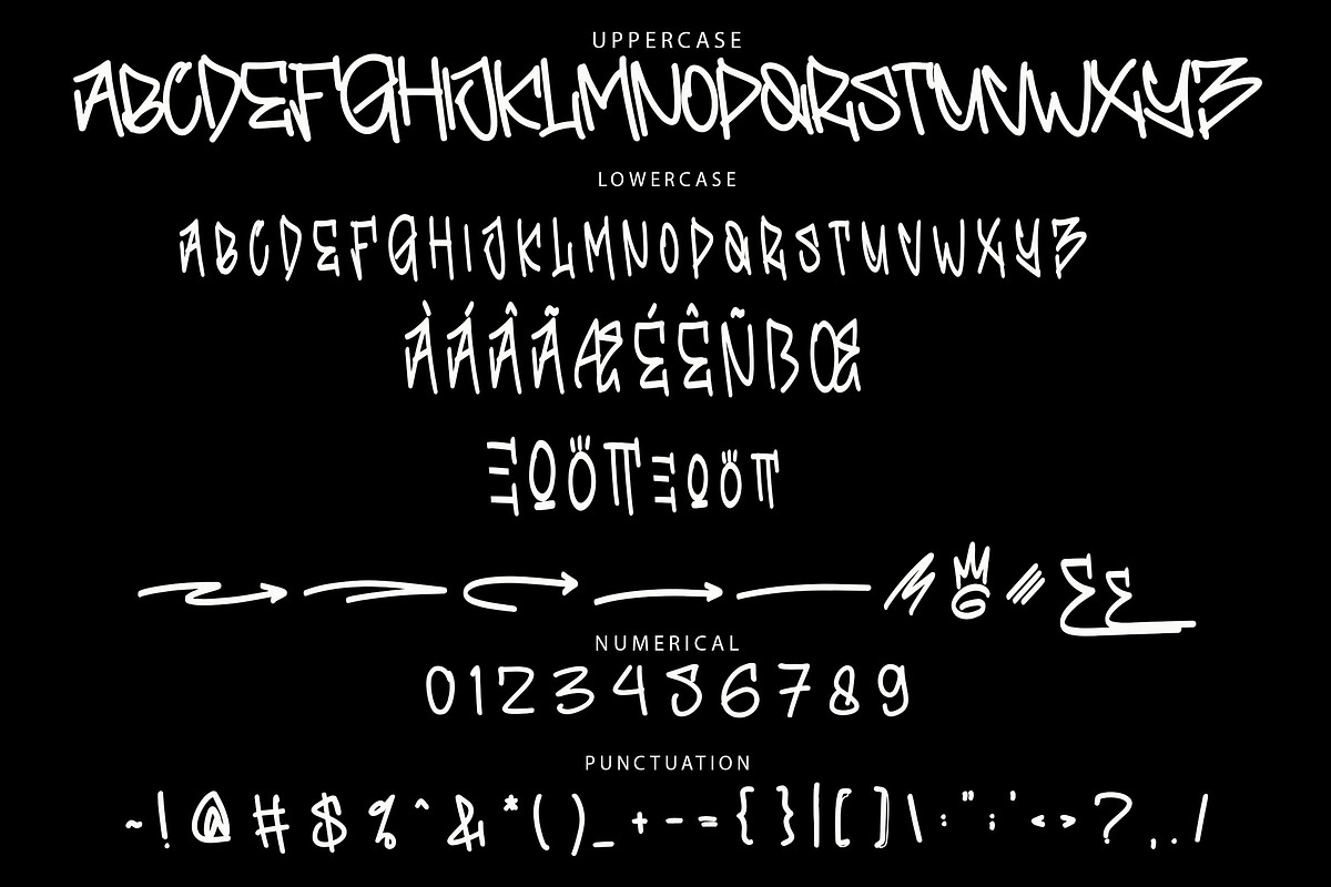 ERKOMA Graffiti Font, a Handwritten Font by NTC Graphic (Photo 8 of 9)