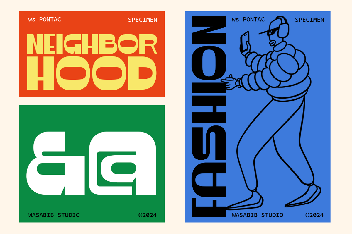 WS Pontac, a Sans Serif Font by Wasabib Studio (Photo 5 of 8)