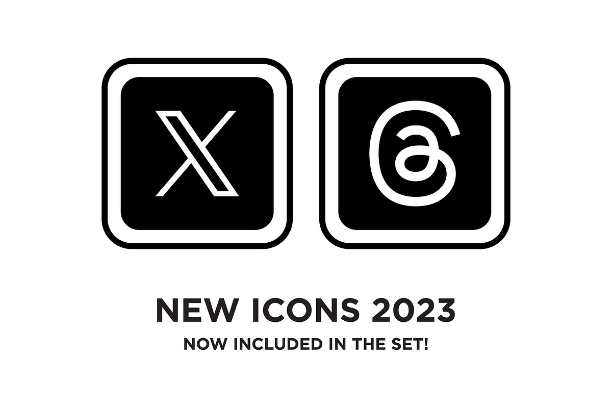 Rounded Square Outer Border Icons, an Icon by Running With Foxes (Photo 2 of 8)