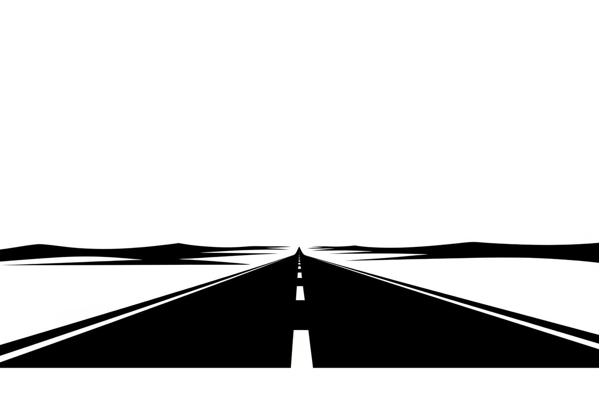 Desert Highway Silhouette Set, an Illustration by musafir_fashion (Photo 6 of 16)