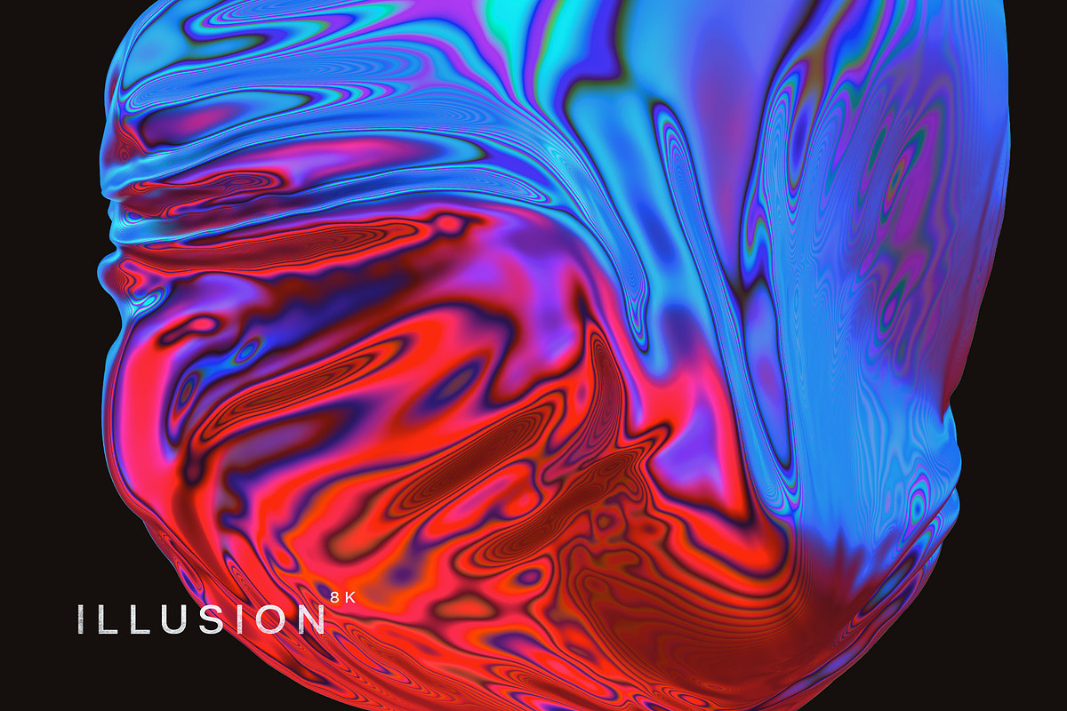 Illusion 8K: Optical Textures, an Object Graphic by RuleByArt (Photo 13 of 17)