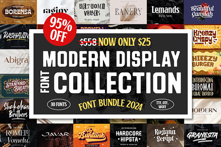 SALE! - Font Bundle 2024, a Font by Arterfak Project