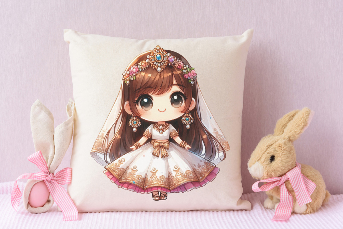 Tiny Cute Princess  Clipart, an Illustration by RobertsArt (Photo 5 of 7)