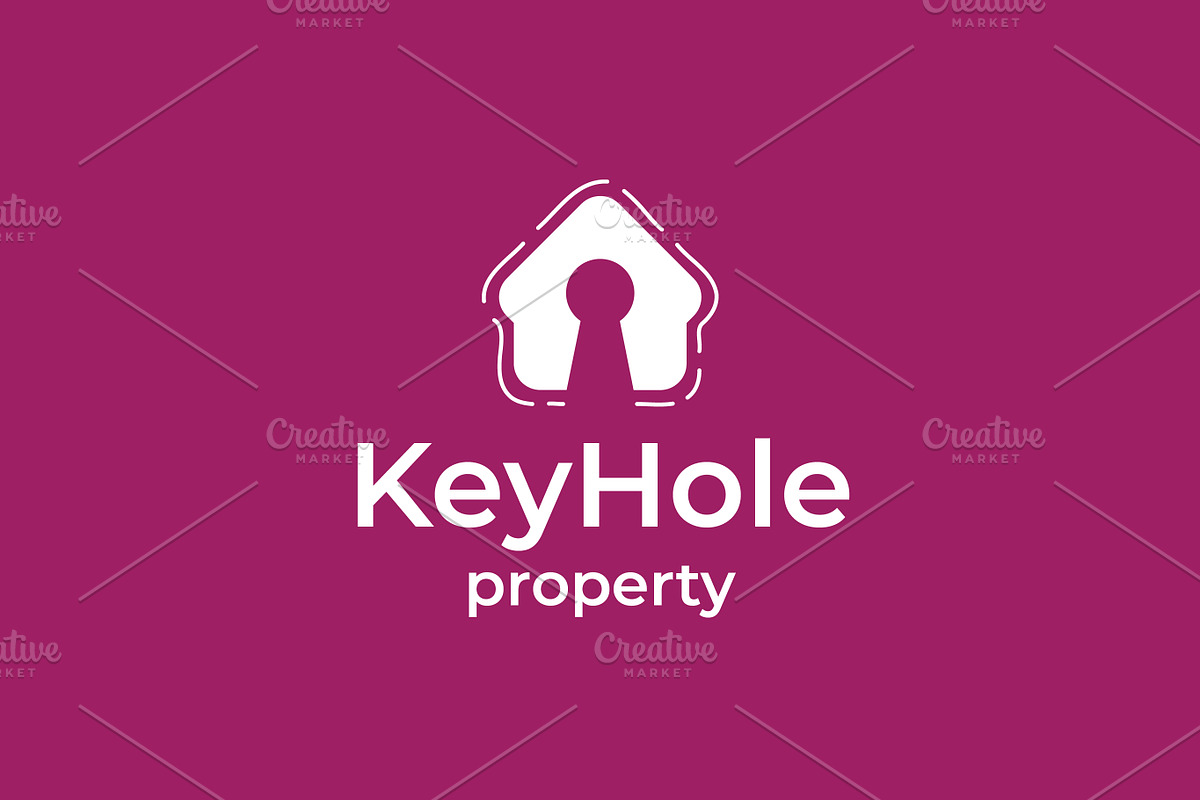 Keyhole House Logo, a Branding & Logo Template by kurostd