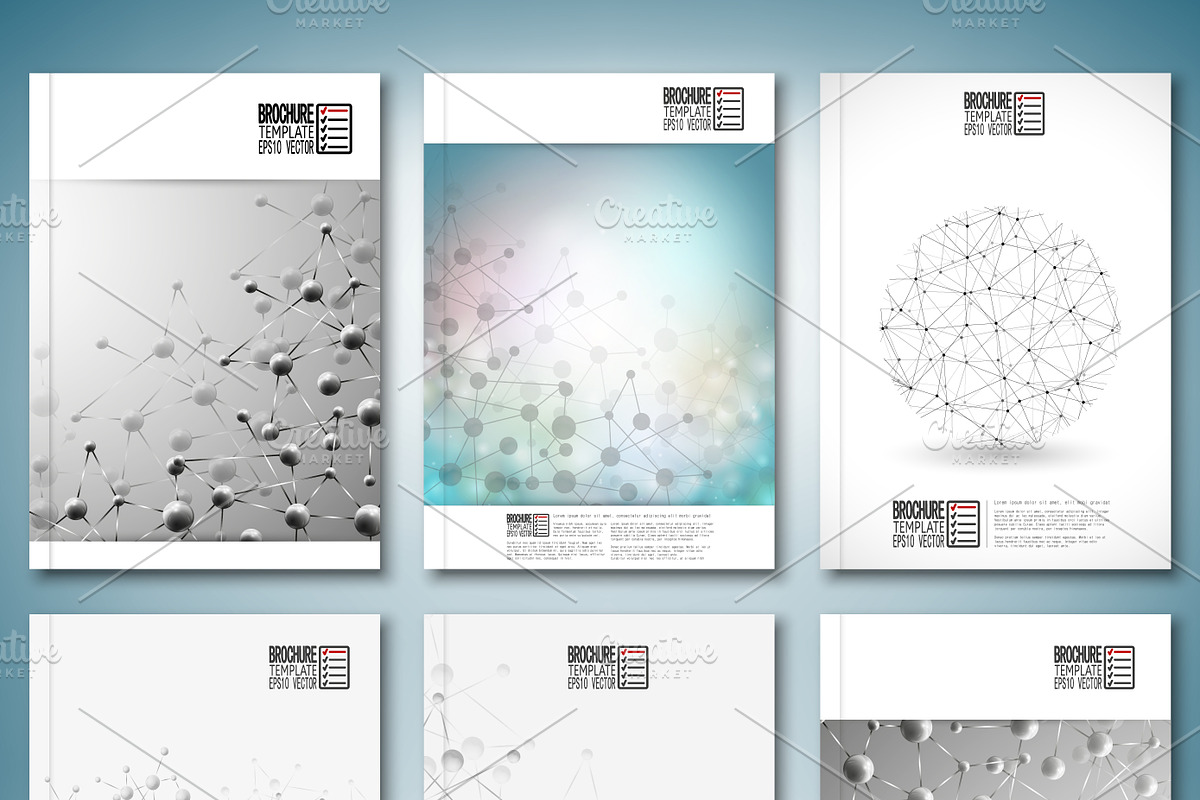 Molecular Bundle + BONUS, a Decorative Illustration by VectorShop (Photo 4 of 11)