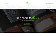 Flood Responsive One Page Theme, a Landing Page Template by IceTemplates (Thumbnail 1 of 3)