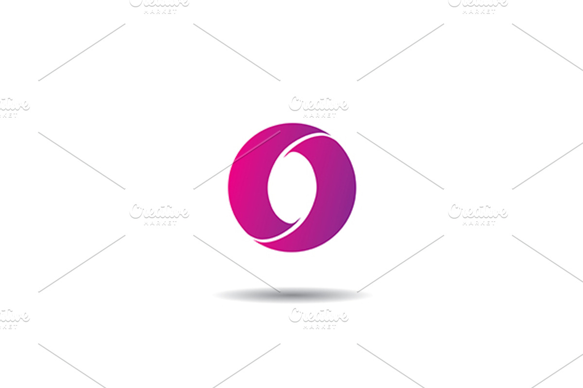 Letter O vector logo, a Branding & Logo Template by Urazovsky Design