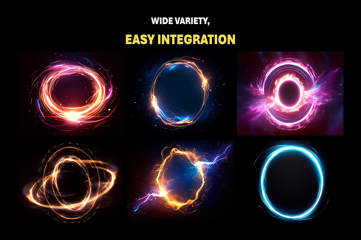 200+ Magic Circle Overlay Effects, an Object Graphic by Mikel Blazgad (Photo 3 of 11)