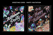 Halloween Party - Collage Kit, an Object Graphic by Fox's Monday (Thumbnail 2 of 13)