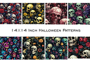 1000+ Halloween Digital Paper Bundle, a Wallpaper Photo by Chipshpow Graphics (Thumbnail 6 of 10)