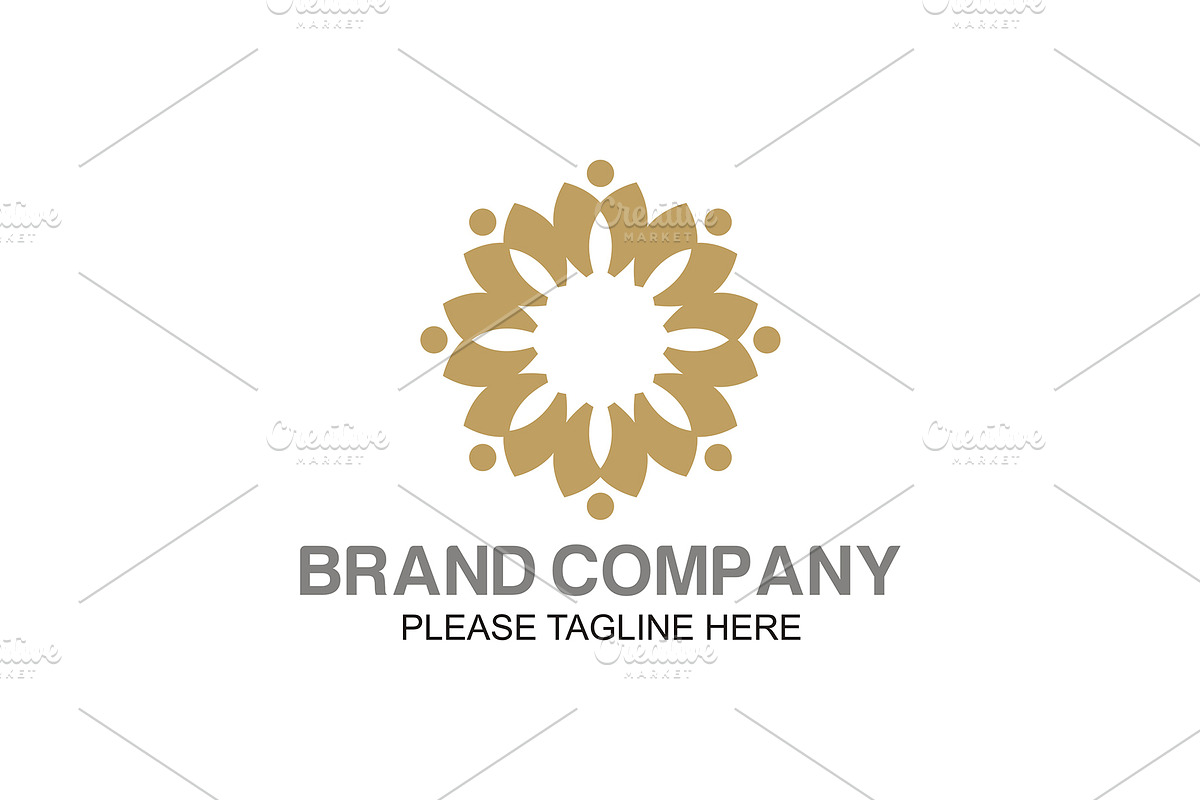20 Logo Flower Templates Bundle, a Branding & Logo Template by Friendesigns (Photo 16 of 21)