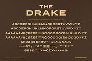 The Drake - A Vintage Shadow Font, a Sans Serif Font by Komet & Flicker (Thumbnail 14 of 14)