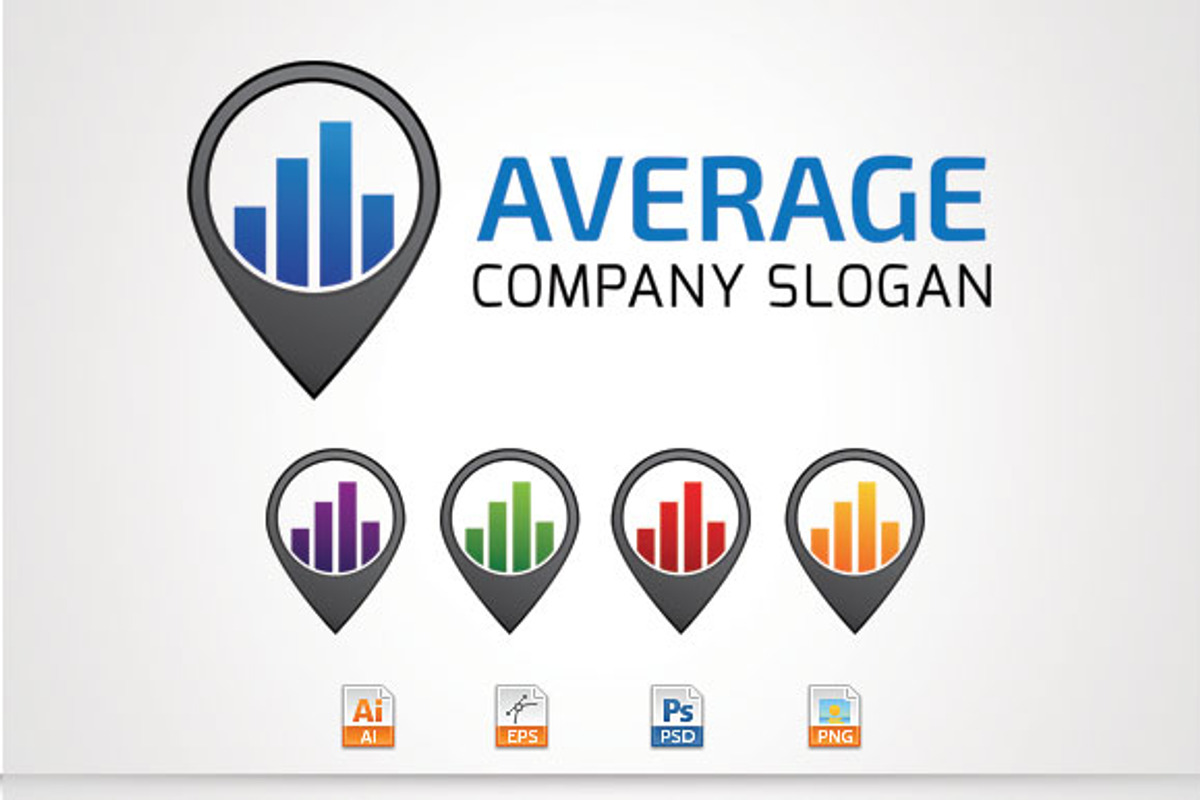 Average Logo, a Branding & Logo Template by stock6design