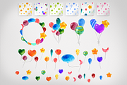 Watercolor baloon set, an Object Graphic by Germesia arts store (Thumbnail 5 of 5)