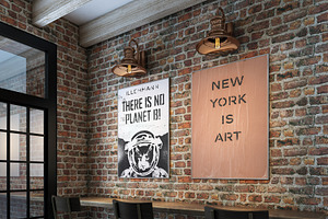 Bar Poster Mockups, a Print Template by Luuqas Design