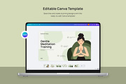 Gentle Mindful Meditate Infographic, a Presentation Template by productype1 (Thumbnail 3 of 5)