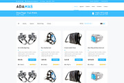 Adamas - Responsive WooCommerce Shop, a WordPress Template by PremiumCoding (Thumbnail 2 of 5)