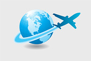 Airplane Travel, a Transportation Illustration by Seyyahil (Thumbnail 4 of 4)
