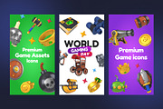 3D Game Assets Icons, an Emoji Icon by Vectors Market (Thumbnail 7 of 10)