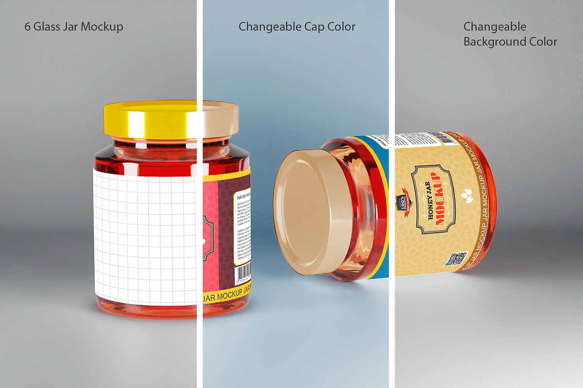 Jar Mockups Template, a Cups & Container Mockup by alimran24 (Photo 3 of 10)