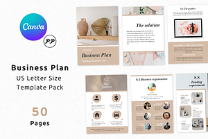 Business Plan Template Canva