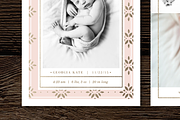 Baby Announcement Template, a Flyer Template by roselindoco (Thumbnail 2 of 3)