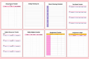 2024 Student Planner Canva Template