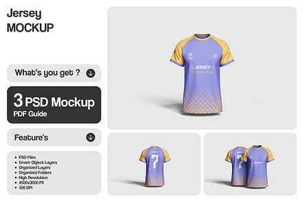 Jersey Mockup, an Apparel Mockup by Pixie Creative