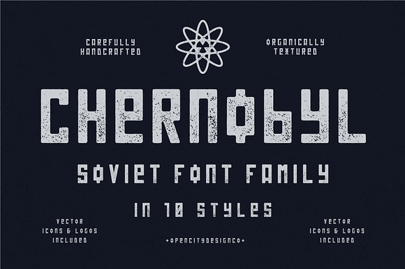 Chernobyl - Soviet Font Family preview 7
