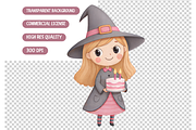 Witchy Halloween Clipart, an Illustration by TatiMockup (Thumbnail 5 of 5)